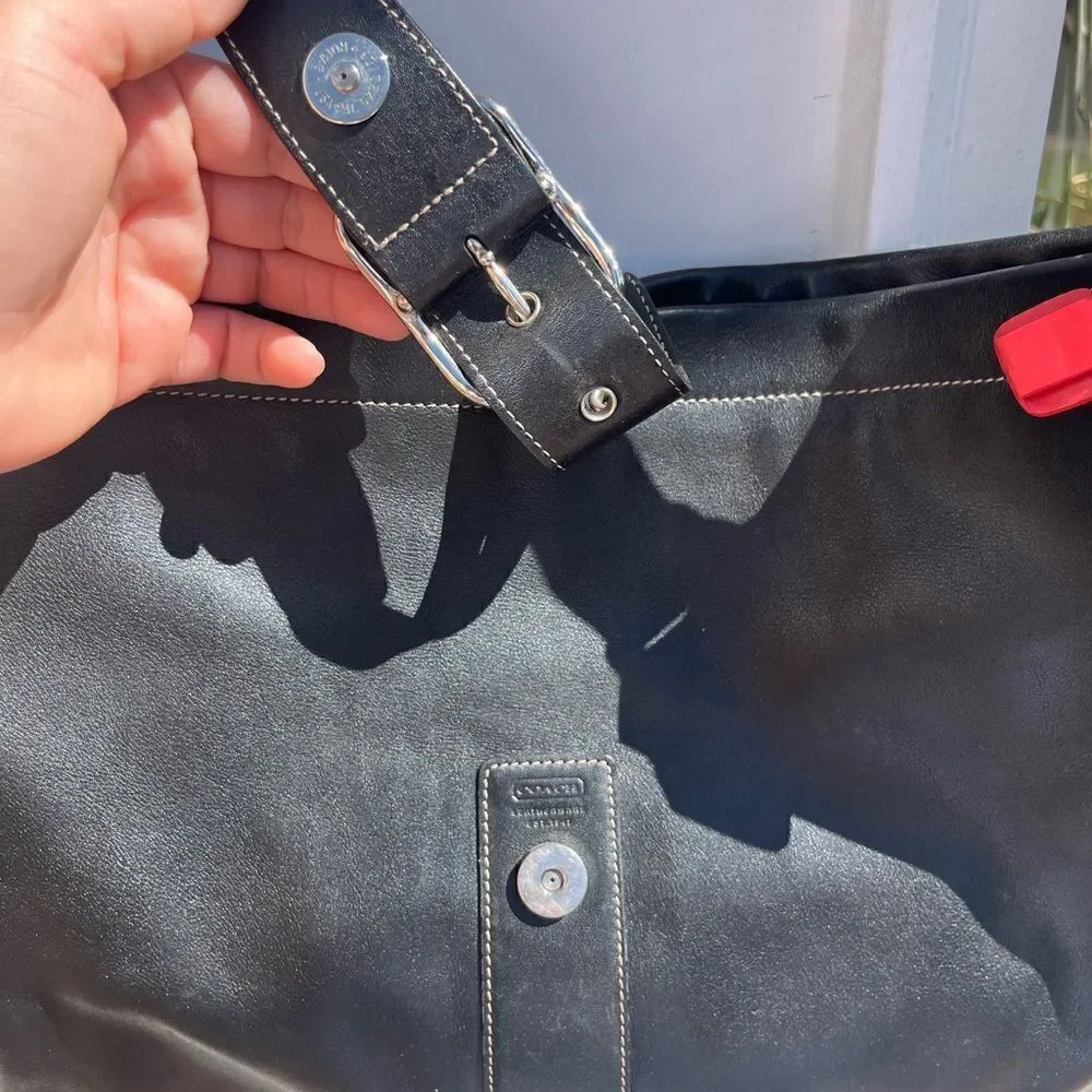 Coach Genuine Leather Shoulder Bag